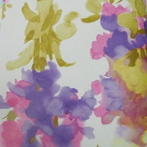 испанские обои в комнату Vilber с цветами  акварель Fresh Flowers.jcd W73.0001.W08 CONRAD.410 W На фото испанские обои в комнату Vilber с цветами  акварель Fresh Flowers.jcd W73.0001.W08 CONRAD.410 W