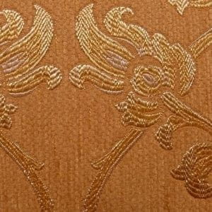 элитные текстильные обои коричневые Sangiorgio с цветами  в классическом стиле Ginevra M387-206 На фото элитные текстильные обои коричневые Sangiorgio с цветами  в классическом стиле Ginevra M387-206