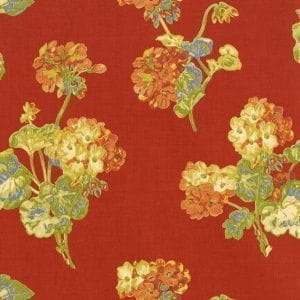 американские обои красные Thibaut с цветами  Anniversary 839-T-6019 На фото американские обои красные Thibaut с цветами  Anniversary 839-T-6019
