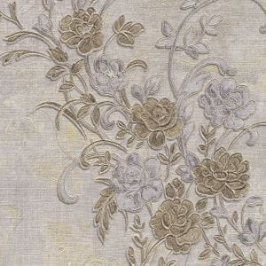 итальянские дорогие обои в комнату Decori&Decori с цветами  Ambra 80932 На фото итальянские дорогие обои в комнату Decori&Decori с цветами  Ambra 80932