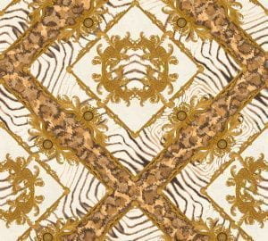 немецкие обои коричневые AS-Creation с геометрией Versace 34904-3 На фото немецкие обои коричневые AS-Creation с геометрией Versace 34904-3