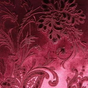 французские текстильные обои красные в комнату Zuber Anastasia 486 BORDEAUX На фото французские текстильные обои красные в комнату Zuber Anastasia 486 BORDEAUX