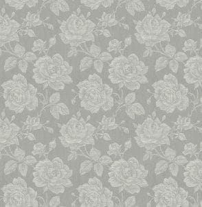 бумажные обои серые в коридор KT-Exclusive с цветами  стиле прованс Spring Garden FS51203 На фото бумажные обои серые в коридор KT-Exclusive с цветами  стиле прованс Spring Garden FS51203
