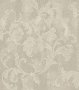 виниловые обои капучино в комнату с вензелями Rasch Florentine 455328 На фото виниловые обои капучино в комнату с вензелями Rasch Florentine 455328