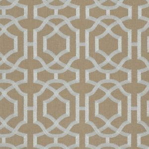 индийские ткань обои коричневые Thibaut с геометрией в английской стиле Monterey W713030 На фото индийские ткань обои коричневые Thibaut с геометрией в английской стиле Monterey W713030