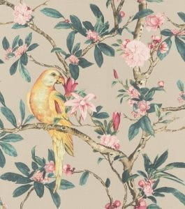 немецкие обои в гостиную этно Rasch Poetry 543322 На фото немецкие обои в гостиную этно Rasch Poetry 543322