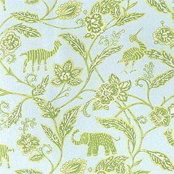 ткань обои голубые Thibaut Sweet Life 839-F-96152 На фото ткань обои голубые Thibaut Sweet Life 839-F-96152