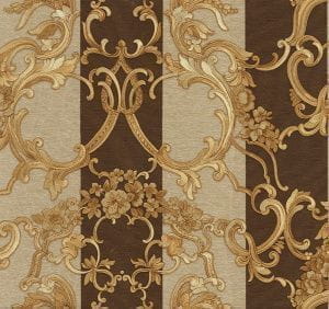 итальянские дорогие флизелиновые обои в спальню Roberto Cavalli с орнаментом Home 5 16075 На фото итальянские дорогие флизелиновые обои в спальню Roberto Cavalli с орнаментом Home 5 16075