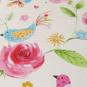 испанские обои детские с цветами  Vilber Miss.st W16.0001.W01 BIRDS.410 W- На фото испанские обои детские с цветами  Vilber Miss.st W16.0001.W01 BIRDS.410 W-
