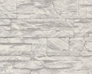 немецкие виниловые обои серые в комнату под камень стиле «лофт» AS-Creation Wood and Stone 7071-16 На фото немецкие виниловые обои серые в комнату под камень стиле «лофт» AS-Creation Wood and Stone 7071-16