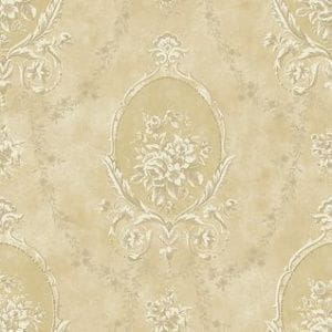 бумажные обои бежевые KT-Exclusive с орнаментом ретро English Elegance DL60001 На фото бумажные обои бежевые KT-Exclusive с орнаментом ретро English Elegance DL60001