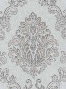 российские недорогие обои белые Euro Decor в классическом стиле Tudor 1129-03 На фото российские недорогие обои белые Euro Decor в классическом стиле Tudor 1129-03