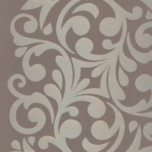 немецкие недорогие виниловые обои капучино с полосой Marburg Ornamental Home 55235 На фото немецкие недорогие виниловые обои капучино с полосой Marburg Ornamental Home 55235