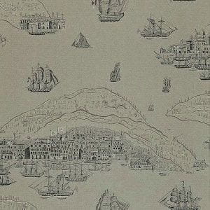 английские обои капучино Zoffany Trade Routes ZTRA04002 На фото английские обои капучино Zoffany Trade Routes ZTRA04002
