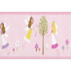 недорогие обои фиолетовые в комнату бордюры Fine Decor Carousel DLB50083 На фото недорогие обои фиолетовые в комнату бордюры Fine Decor Carousel DLB50083
