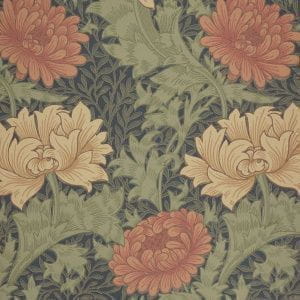 обои зеленые в кабинет с цветами  английской стиле Morris Archive Wallpaper 2 212549 На фото обои зеленые в кабинет с цветами  английской стиле Morris Archive Wallpaper 2 212549