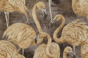 российские флизелиновые обои коричневые с птицами OVK Design Sirpi Nature 10364-06 На фото российские флизелиновые обои коричневые с птицами OVK Design Sirpi Nature 10364-06