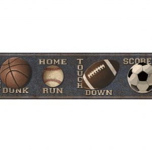 американские обои Chesapeake бордюры Totally for kids TOT46313B На фото американские обои Chesapeake бордюры Totally for kids TOT46313B
