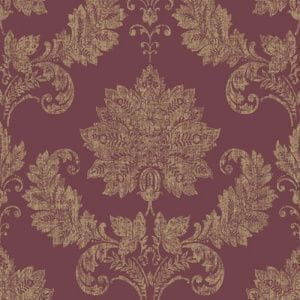 обои красные Decoprint с орнаментом Escala ES18028 На фото обои красные Decoprint с орнаментом Escala ES18028