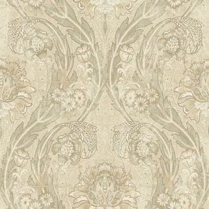 американские бумажные обои коричневые в комнату KT-Exclusive стиле «модерн» Champagne Florals MF10816 На фото американские бумажные обои коричневые в комнату KT-Exclusive стиле «модерн» Champagne Florals MF10816