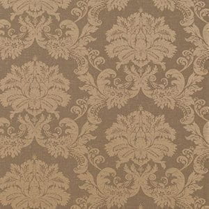 американские бумажные обои коричневые в комнату Thibaut с дамаском Damask Resource 839-T-7636 На фото американские бумажные обои коричневые в комнату Thibaut с дамаском Damask Resource 839-T-7636