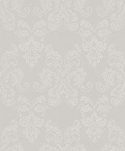 немецкие виниловые обои серые в спальню с орнаментом Rasch Sparkling 503838 На фото немецкие виниловые обои серые в спальню с орнаментом Rasch Sparkling 503838