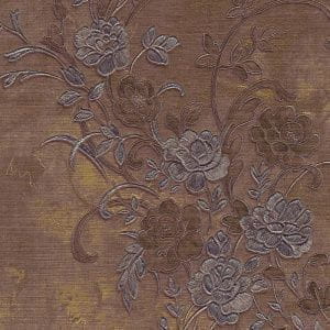 обои коричневые Decori&Decori с цветами  Ambra 80937 На фото обои коричневые Decori&Decori с цветами  Ambra 80937