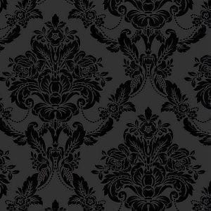 английские элитные бумажные обои черные Arthouse арт-деко Sophie Conran 980609 На фото английские элитные бумажные обои черные Arthouse арт-деко Sophie Conran 980609