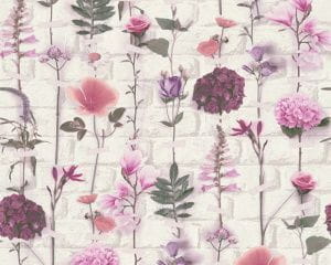 немецкие недорогие флизелиновые полностью обои в комнату AS-Creation Urban Flowers 32725-1 На фото немецкие недорогие флизелиновые полностью обои в комнату AS-Creation Urban Flowers 32725-1