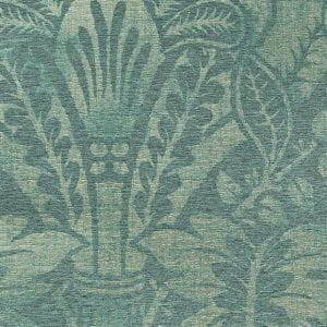 флизелиновые полностью обои зеленые в комнату Zoffany Persia PEW02001 На фото флизелиновые полностью обои зеленые в комнату Zoffany Persia PEW02001