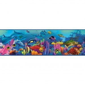 американские обои Chesapeake бордюры Totally for kids TOT46351B На фото американские обои Chesapeake бордюры Totally for kids TOT46351B