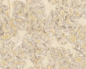 обои белые виниловые на флизелиновой основе в спальню AS-Creation с деревьями Kind of White 33869-2 На фото обои белые виниловые на флизелиновой основе в спальню AS-Creation с деревьями Kind of White 33869-2