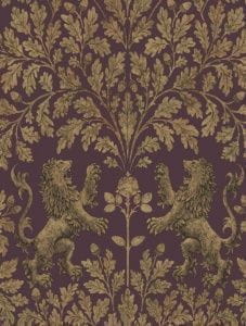 обои коричневые в спальню английской стиле Cole Son The Pearwood Collection 95-5032 На фото обои коричневые в спальню английской стиле Cole Son The Pearwood Collection 95-5032