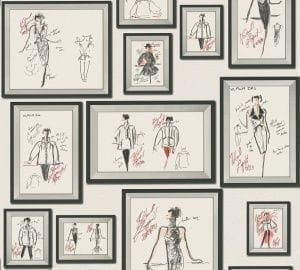 обои бежевые в комнату AS-Creation с орнаментом дизайнеркие Karl Lagerfeld 37846-3 На фото обои бежевые в комнату AS-Creation с орнаментом дизайнеркие Karl Lagerfeld 37846-3