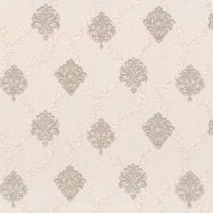 обои бежевые в спальню Euro Decor с орнаментом Romanov 7138-01 На фото обои бежевые в спальню Euro Decor с орнаментом Romanov 7138-01