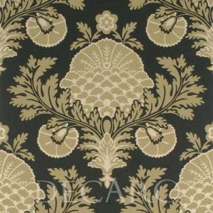флизелиновые полностью обои черные в комнату GP & J Baker Mulberry FG053A110 На фото флизелиновые полностью обои черные в комнату GP & J Baker Mulberry FG053A110