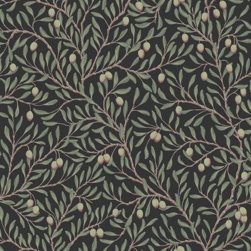 шведские элитные обои черные в гостиную Borastapeter с деревьями Eastern Simplicity 5706 На фото шведские элитные обои черные в гостиную Borastapeter с деревьями Eastern Simplicity 5706