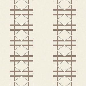 элитные обои белые в комнату Tres Tintas с полосой стиле «модерн» Bodoni VH4-B3 На фото элитные обои белые в комнату Tres Tintas с полосой стиле «модерн» Bodoni VH4-B3