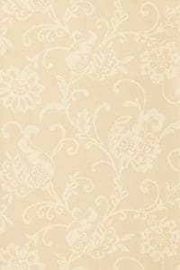 элитные бумажные обои капучино с цветами  Thibaut Shangri-La 839-T-8650 На фото элитные бумажные обои капучино с цветами  Thibaut Shangri-La 839-T-8650