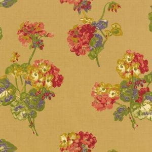 американские обои красные Thibaut с цветами  Anniversary 839-T-6021 На фото американские обои красные Thibaut с цветами  Anniversary 839-T-6021
