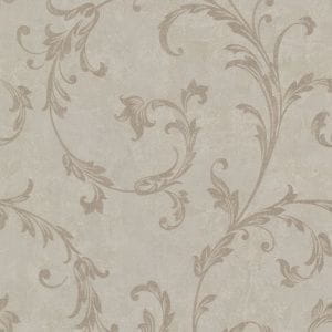 флизелиновые полностью обои капучино в комнату Fine Decor с вензелями Buckingham 495-69064 На фото флизелиновые полностью обои капучино в комнату Fine Decor с вензелями Buckingham 495-69064