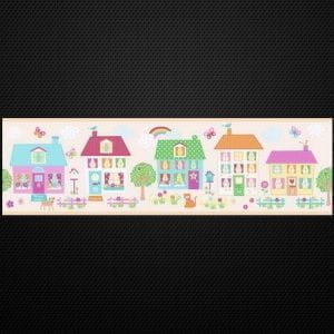 испанские дешевые обои розовые Dandino бордюры Coconet 573-3 На фото испанские дешевые обои розовые Dandino бордюры Coconet 573-3
