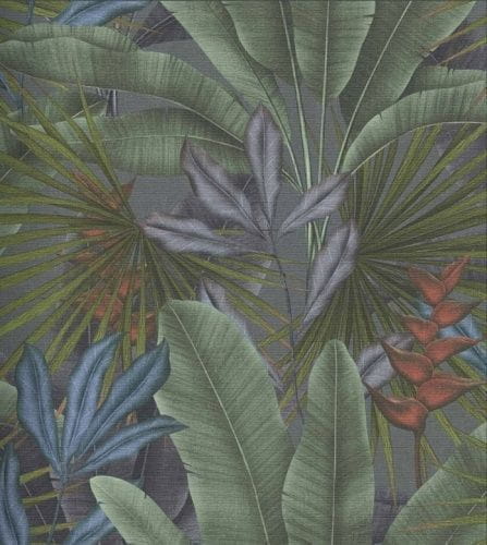 немецкие дорогие виниловые обои зеленые в гостиную листья AS-Creation Della Natura 39676-1 На фото немецкие дорогие виниловые обои зеленые в гостиную листья AS-Creation Della Natura 39676-1