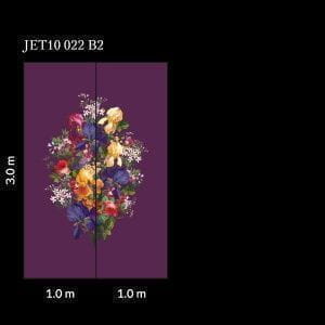 дорогие флизелиновые полностью обои фиолетовые в комнату Loymina Jetset Jet10 022 B2 На фото дорогие флизелиновые полностью обои фиолетовые в комнату Loymina Jetset Jet10 022 B2