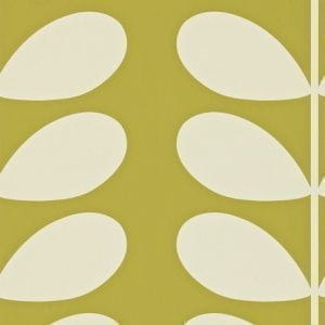 флизелиновые полностью обои светло-зеленые в комнату Harlequin Orla Kiely 110395 На фото флизелиновые полностью обои светло-зеленые в комнату Harlequin Orla Kiely 110395
