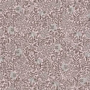 обои розовые Caselio с деревьями Hugge 100544525 На фото обои розовые Caselio с деревьями Hugge 100544525