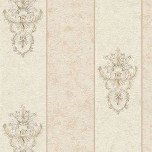 недорогие обои бежевые AS-Creation с полосой Luxury Classics 34371-3 На фото недорогие обои бежевые AS-Creation с полосой Luxury Classics 34371-3