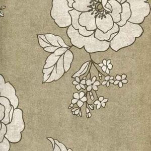 элитные бумажные обои в комнату Art & Design с цветами  ретро Serene 62-65841 На фото элитные бумажные обои в комнату Art & Design с цветами  ретро Serene 62-65841