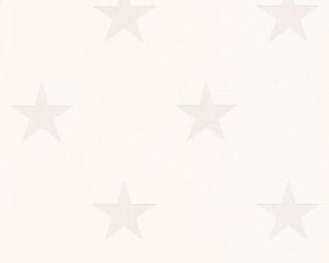 виниловые обои белые детские с геометрией AS-Creation Best of Brands 32521-1 На фото виниловые обои белые детские с геометрией AS-Creation Best of Brands 32521-1