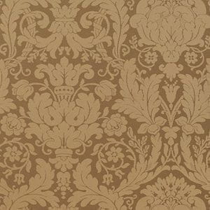 американские бумажные обои коричневые в комнату Thibaut с дамаском Damask Resource 839-T-7622 На фото американские бумажные обои коричневые в комнату Thibaut с дамаском Damask Resource 839-T-7622